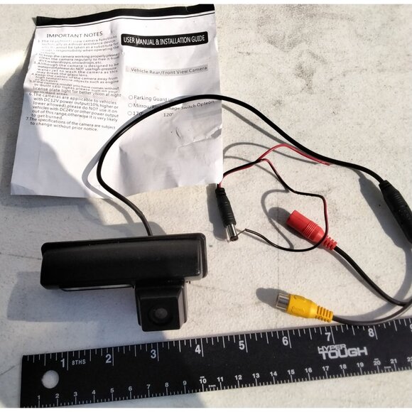 Car Rearview Camera HD CCD Night Vision 120° Angle Waterproof Backup Reverse - Picture 4 of 12